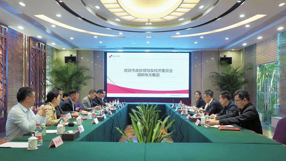 市政协领导带队到珠光集团调研座谈