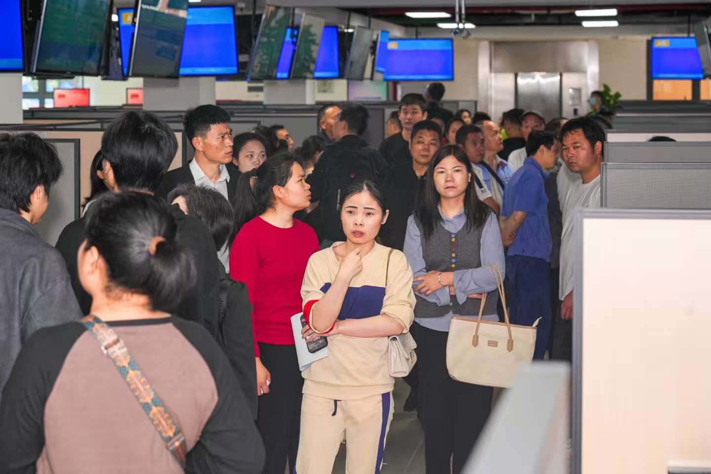 招聘会现场